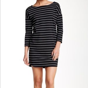 BB DAKOTA 3/4 Length Sleeve Dinah Stripe Dress